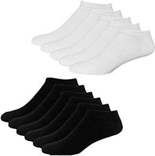 YOUSHOWS zapatillas calcetines hombres mujeres 10 pares cortos medio calcetines patucos algodón unisex Oeko-Tex 100