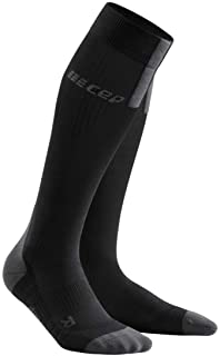 Run Socks 3.0 para hombre | Medias de compresión con precisión de presión, Hombre, Calcetines para hombre., WP50X, negro y gris oscuro, IV