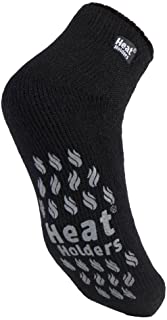 Heat Holder - Calcetines térmicos para hombre de 2,3 TOG de invierno cálidos y gruesos antideslizantes de corte bajo tobillo con puños