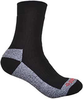 2 pares de calcetines de algodón grueso Coolmax para caminar con soporte de arco