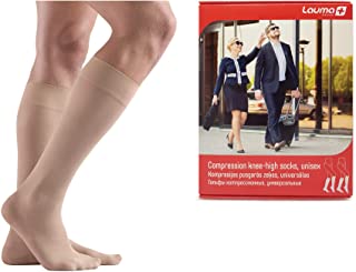 Lauma Medical, Medias de Compresi¢n Hasta la Rodilla, con Puntera Cerrada para Mujeres y Hombres, Calcetines de Compresi¢n Largos de 23-32 mmHg, Clase 2.