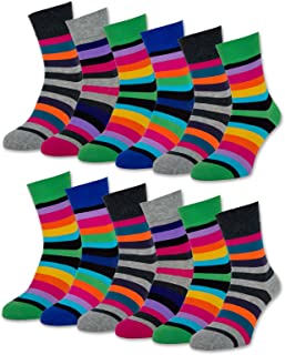 6 o 12 pares de calcetines para mujer, de algodón, sin costuras, multicolor