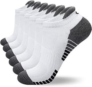 Calcetines deportivos para hombre y mujer, algodón, transpirables, acolchados, para correr, tobillo, al aire libre, 6 pares